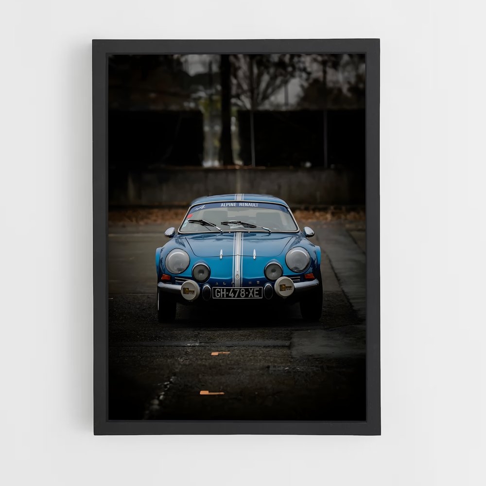 Poster Porsche Étoile – affiche Alpine (vue 2)